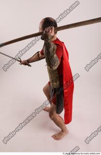 MARCUS STANDING POSE WITH SWORD AND SPEAR